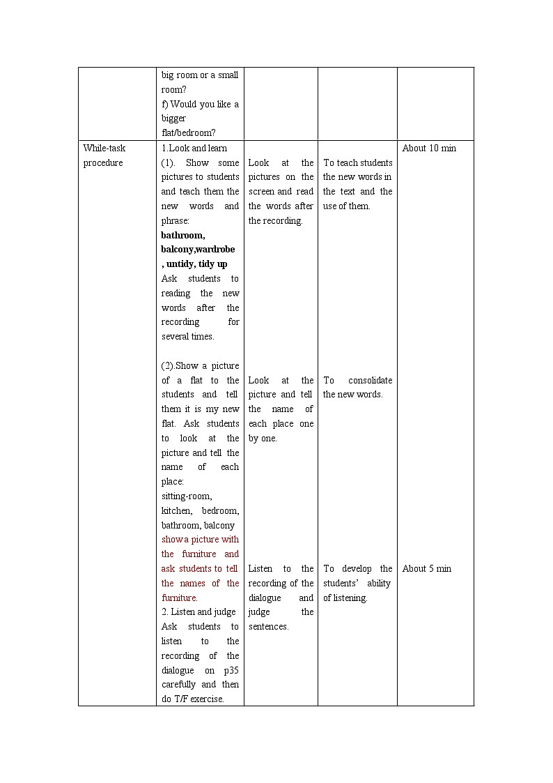 牛津上海版七年级上英语 unit5教案 第1课时02