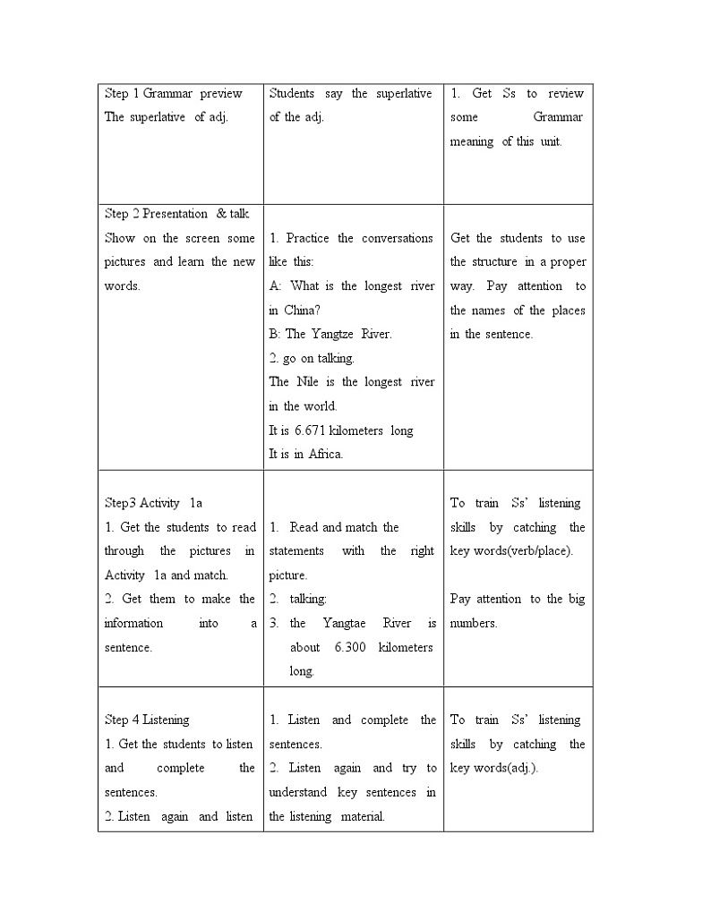 鲁教版五四制8上英语Unit5_Section A 1a-1cPeriod1参考教案第2页