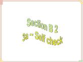 鲁教版五四制8上英语Unit6_SectionB2（3a-Self_check）参考课件