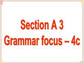 鲁教版五四制8上英语Unit7_SectionA3（Grammar_focus-4c）参考课件