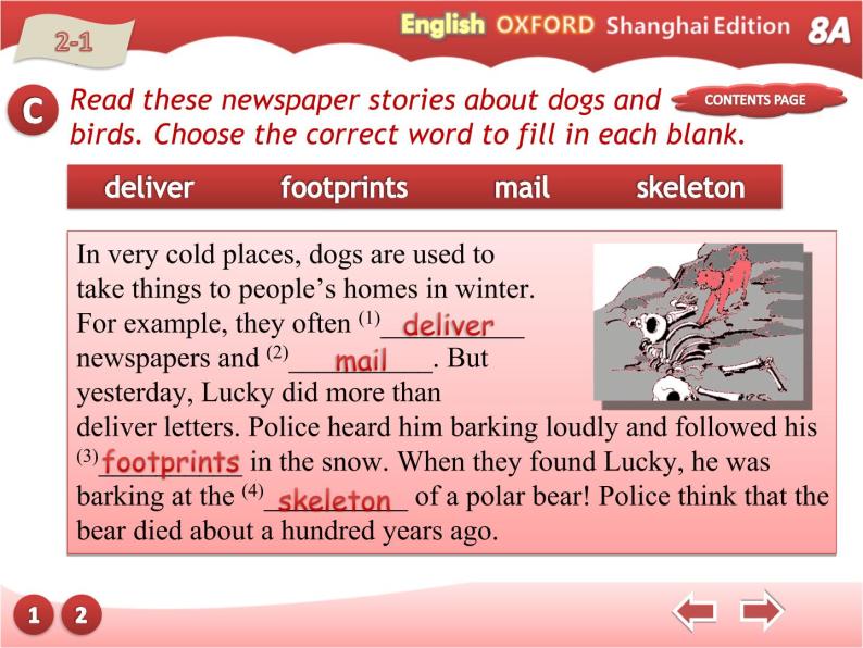 牛津上海版英语八年级上册课件：Unit5-Workbook07