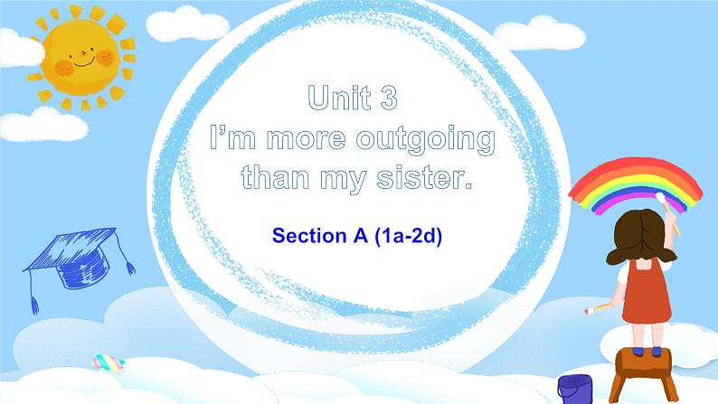 Unit3《I'm more outgoing than my sister》Period1课件+教案01