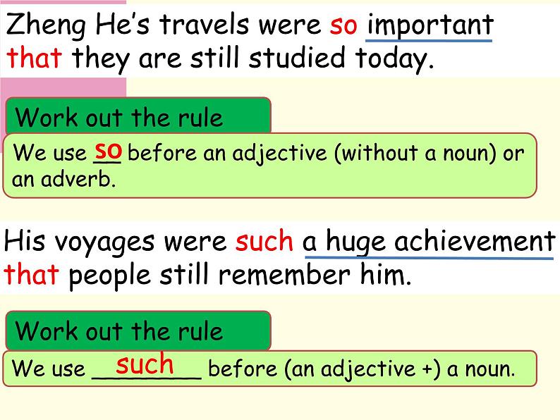 初中英语 沪教牛津版 9B Module1  Explorations and exchanges Unit1 Great explorations Period3 Grammar课件04