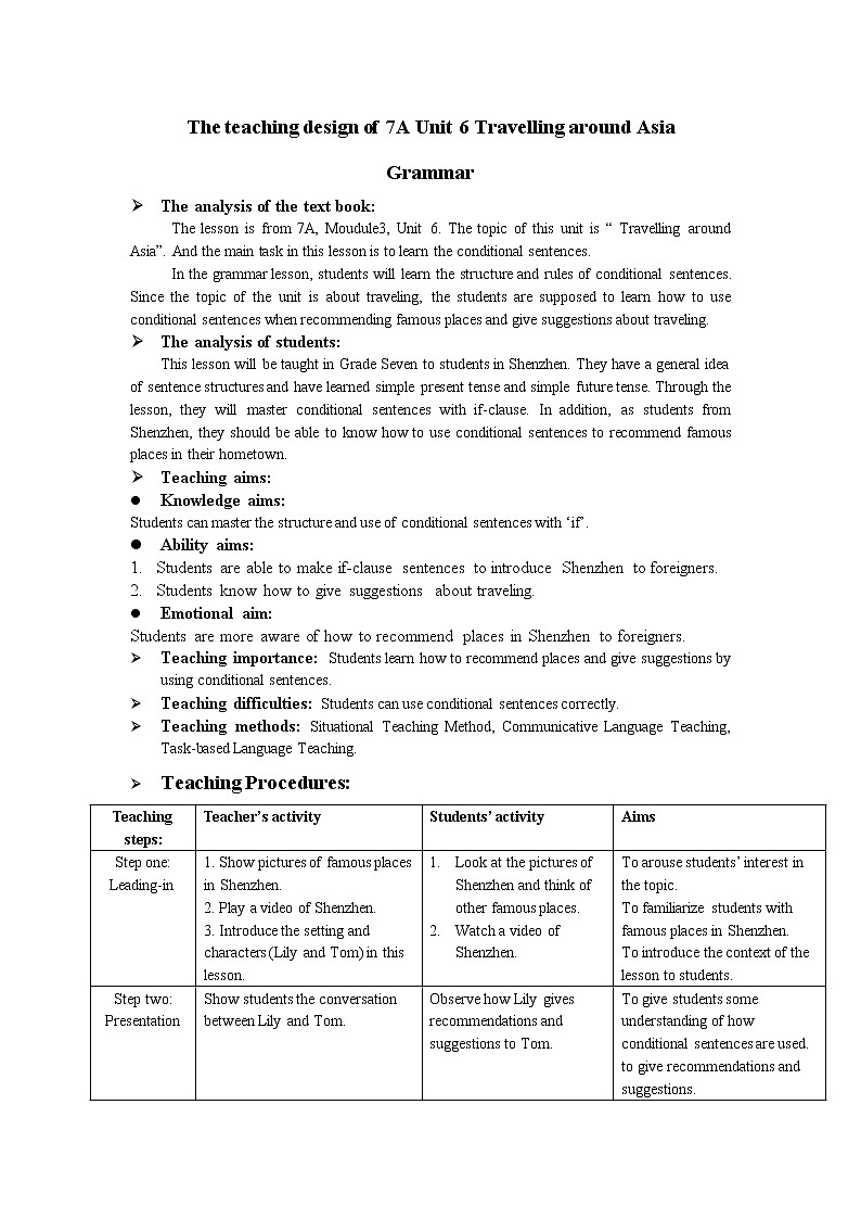 沪教牛津版英语七年级上册 Unit 6 travelling around Asia PPT课件+教案01