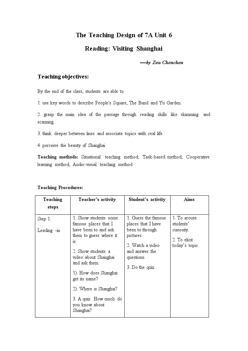 沪教牛津版英语七年级上册 Unit 6 travelling around Asia PPT课件+教案01