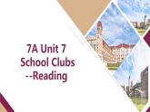 沪教牛津版英语七年级上册 Unit 7 school clubs PPT课件+教案