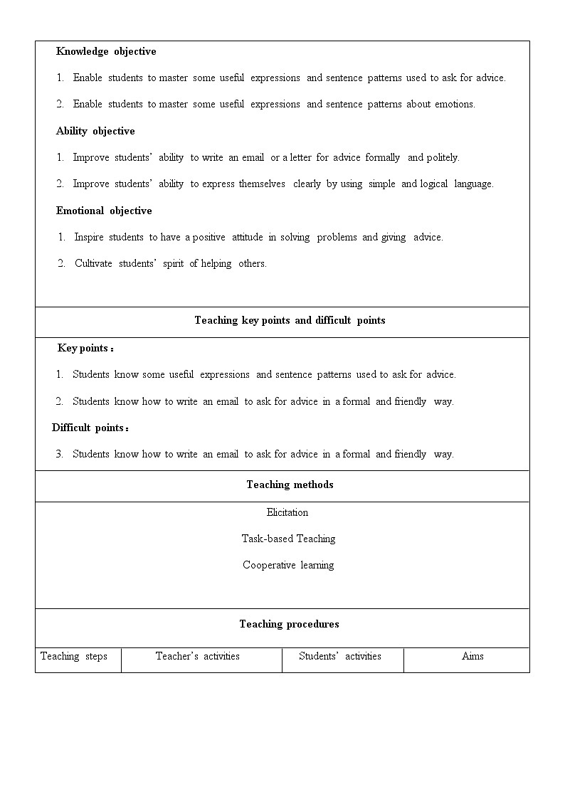 沪教牛津版英语9年级上册 Unit 4 Problems and advice PPT课件+教案02