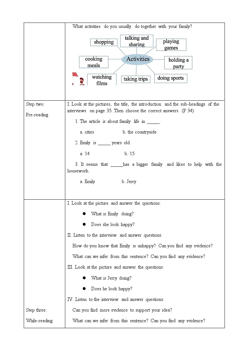 沪教牛津版英语9年级上册 Unit 3 Family life PPT课件+教案02