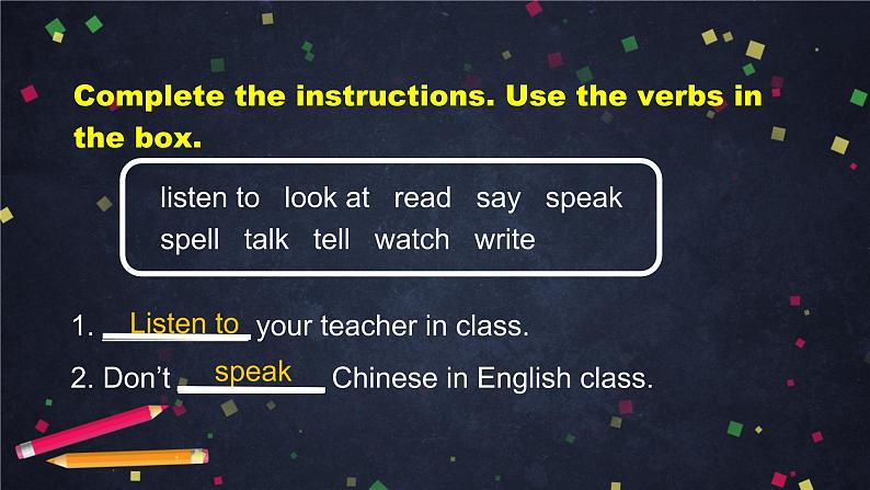 外研版英语7年级上册 Get Ready D Your Classroom 2 课件08