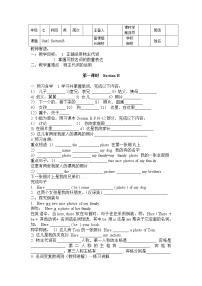 初中英语人教新目标 (Go for it) 版七年级上册Section B学案