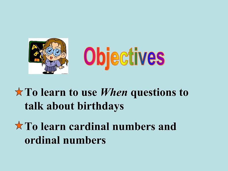七年级英语教学课件：Unit 8 When is your birthday Section A2第7页