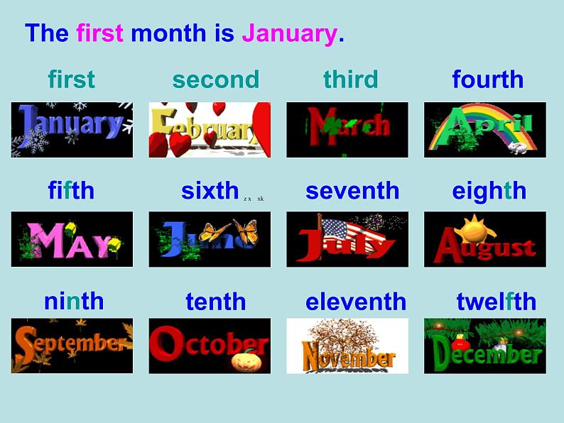 七年级英语教学课件：Unit 8 When is your birthday Section A2第8页