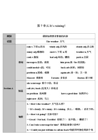 2021学年Section A第1课时教学设计