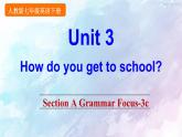 人教新目标版七年级下册英语  Unit 3 Section A Grammar Focus-3c课件