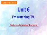 人教新目标版七年级下册英语  Unit 6 Section A Grammar Focus-3c课件