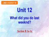人教新目标版七年级下册英语  Unit 12 Section B 1a-1e课件