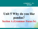 人教新目标版七年级下册英语  Unit 5 Section A (Grammar Focus~3c)Section A 第二课时课件