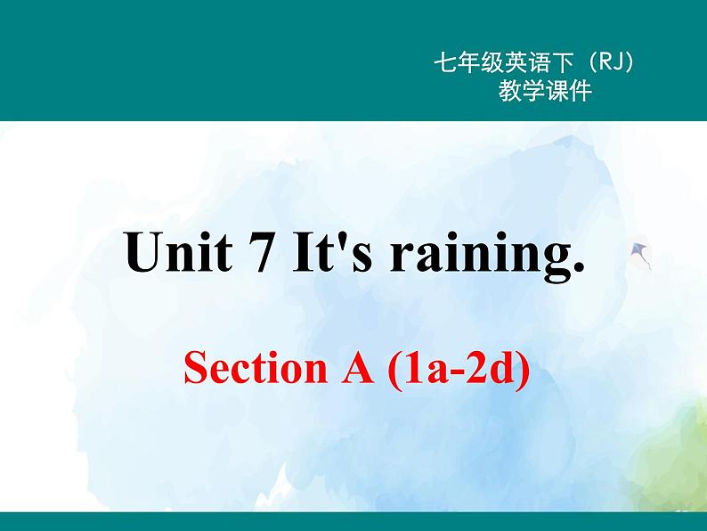 人教新目标版七年级下册英语  Unit 7 Section A (1a~2d)Section A 第一课时课件第1页