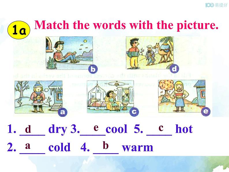 人教新目标版七年级下册英语  Unit 7 Section B (1a~1e)Section B 第一课时课件第8页