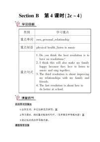 初中英语人教新目标 (Go for it) 版八年级上册Unit 6 I’m going to study computer science.Section B第2课时教案