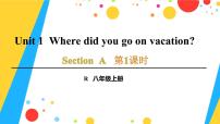 英语Unit 1 Where did you go on vacation?Section A教学演示课件ppt