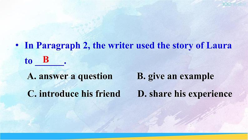 人教新目标版八年级上册英语Unit 10第4课时（Section B 2a-2e）课件08