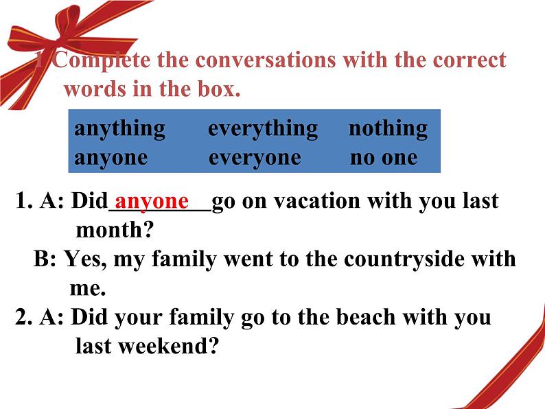 人教版八年级上册英语Unit1样品课件_03（共8份）Self Check课件04