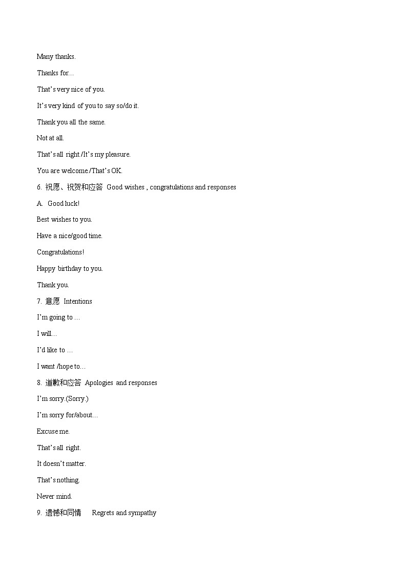 专题20 28个必考话题交际英语-中考英语作文最新热点话题素材积累第2页