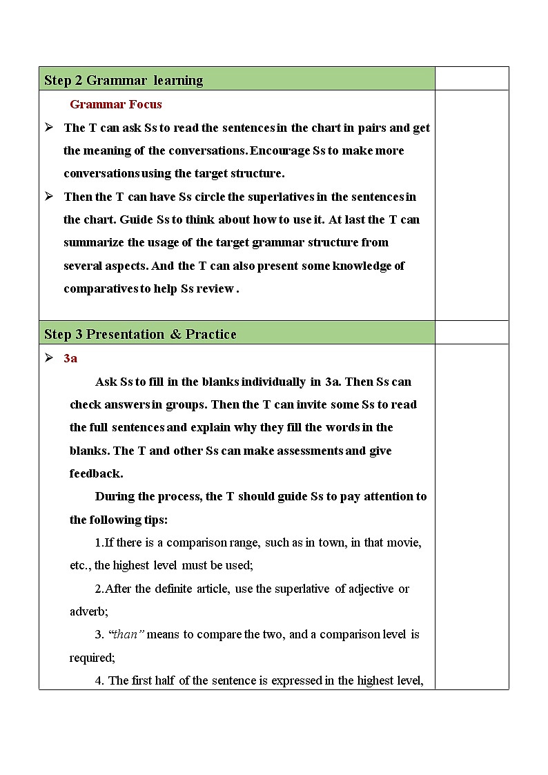 Unit4 What's the best movie theater？SectionA GF-3C 课件+教案+练习02