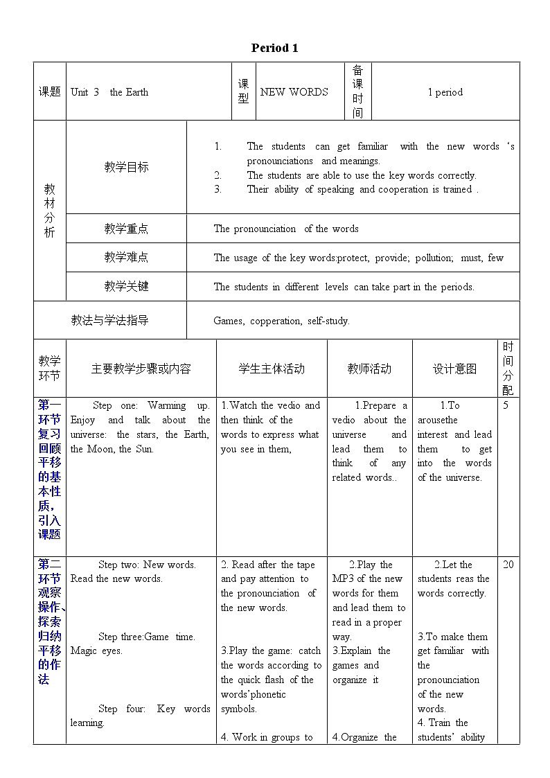 Period 1第1页