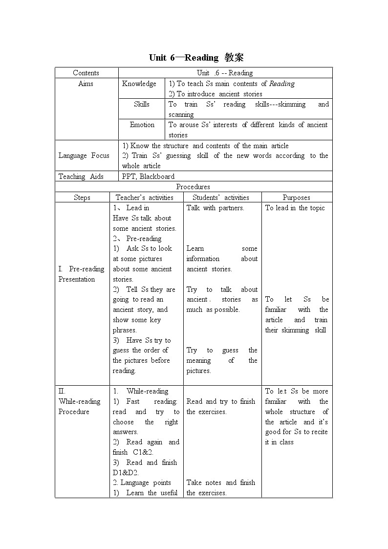 沪教牛津版英语8年级上册 Module 3 Unit 6 PPT课件+教案01