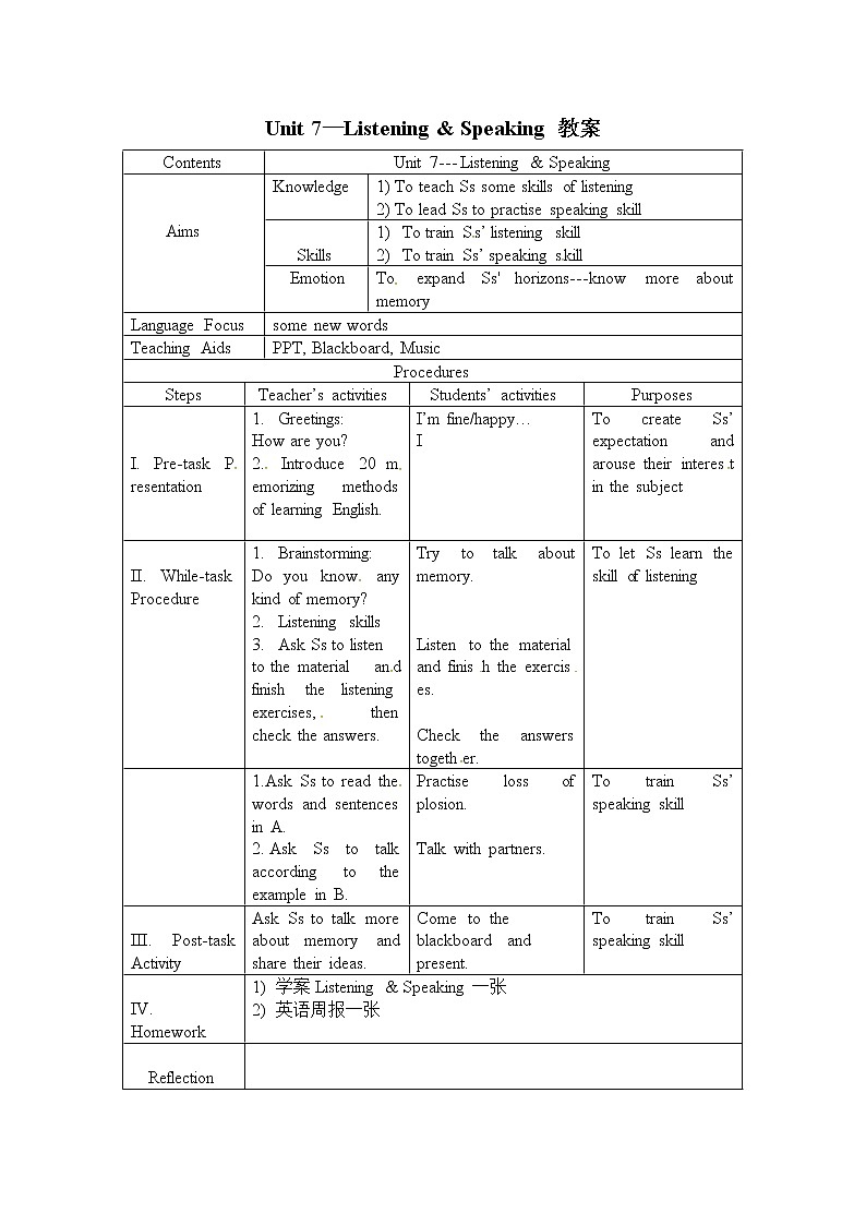 沪教牛津版英语8年级上册 Module 4 Unit 7 PPT课件+教案01