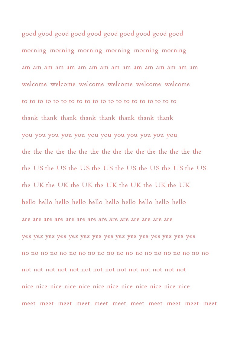 unite 1  Making new friends topic 1衡水体描红课后同步单词第1页