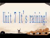 人教版七年级英语下册课件Unit7  It’s rainingA(13张PPT）