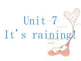 人教版七年级英语下册课件Unit7  It’s rainingB(20张PPT）