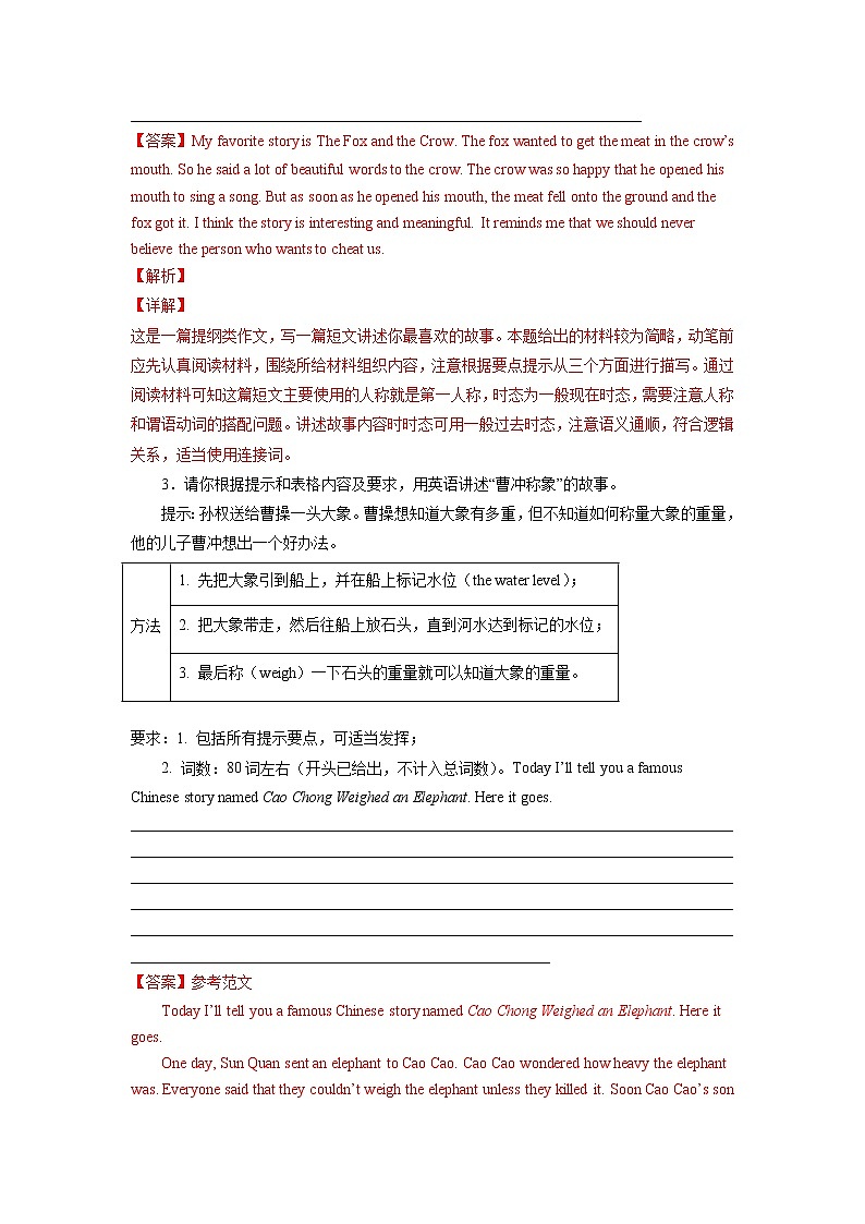 unit 6 单元话题满分范文必背-2021-2022学年八年级下册单元重难点易错题精练（人教版）02