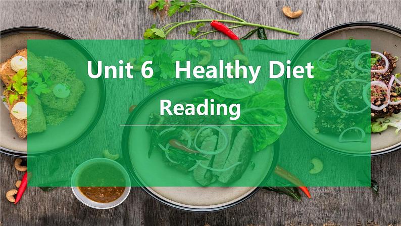 沪教牛津版  9AU6-1 Reading_ A Healthy Diet第1页