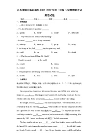 江西省赣州市定南县2021-2022学年七年级下学期期末考试英语试题 (word版含答案)