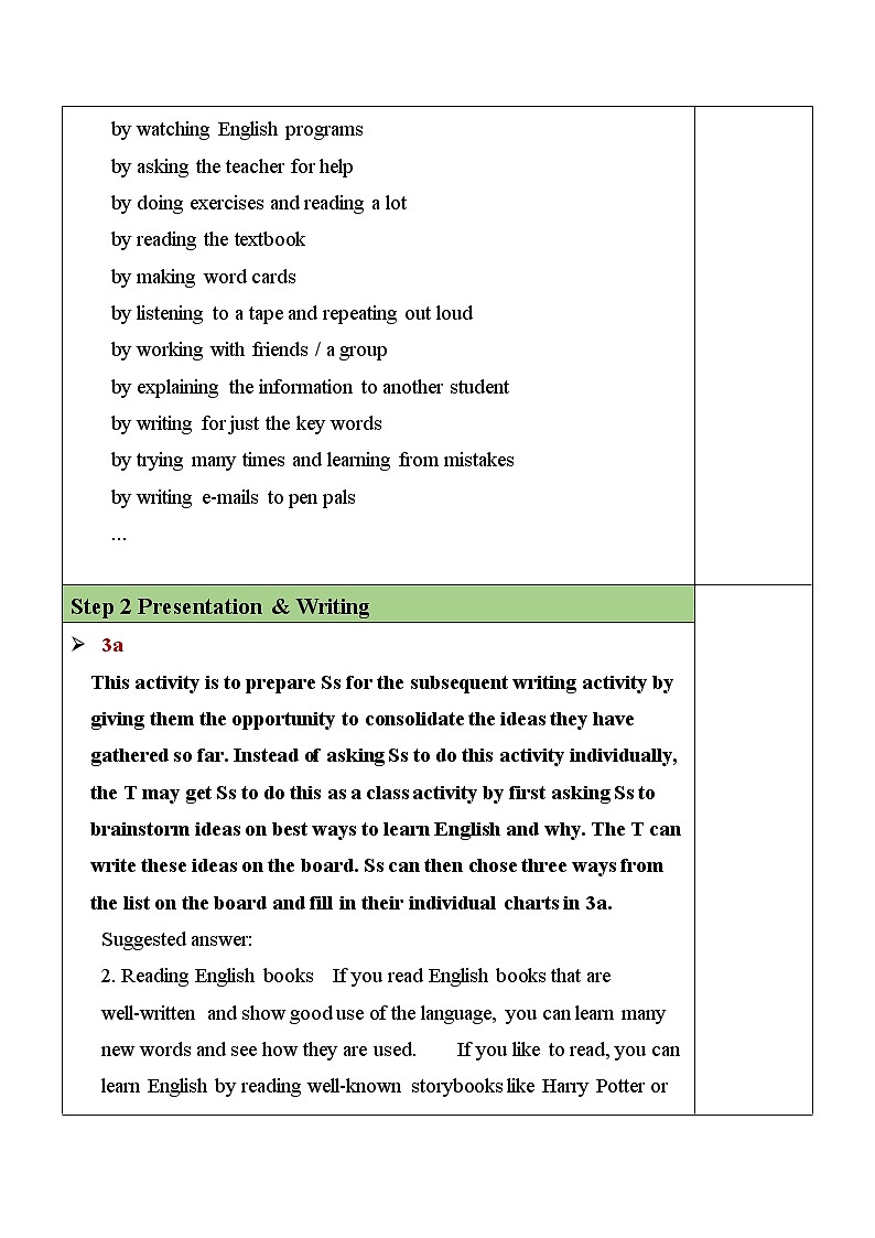 人教新目标 (Go for it) 版英语九年级 Unit 1 Section B（3a-Self Check） PPT课件+教案+导学案02