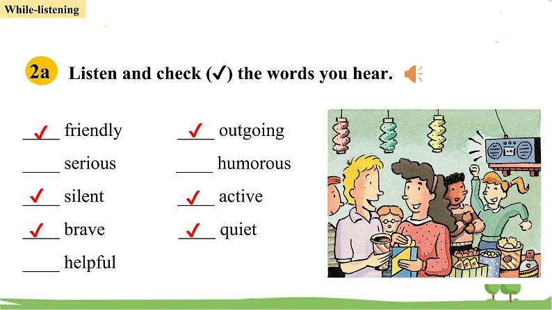 人教新目标 (Go for it) 版英语九年级 Unit 4 Section A （2a-2d) PPT课件+教案+导学案08