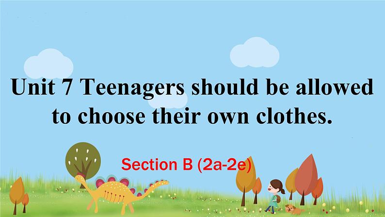 人教新目标 (Go for it) 版英语九年级 Unit 7 SectionB（2a-2e） PPT课件+教案+导学案01