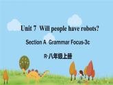 人教新目标 (Go for it) 版英语八年级上册 Unit 7   第2课时（Section A Grammar Focus-3c） PPT课件