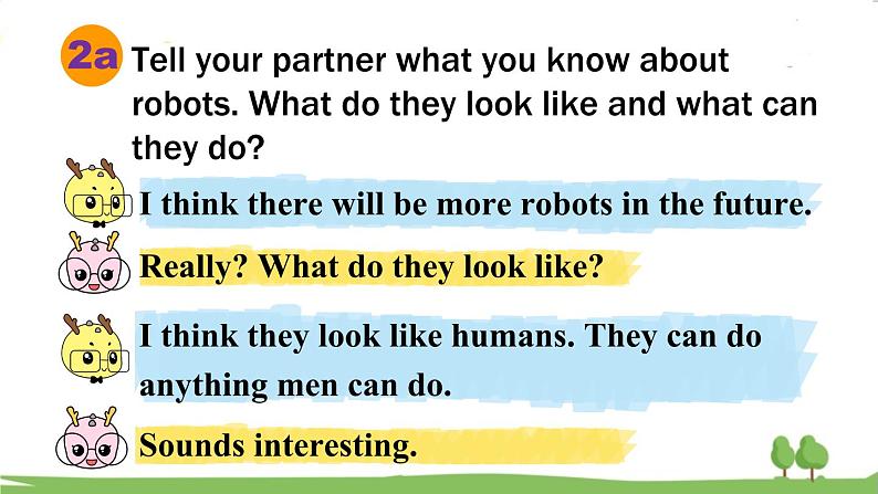 人教新目标 (Go for it) 版英语八年级上册 Unit 7   第4课时（Section B 2a-2e） PPT课件07