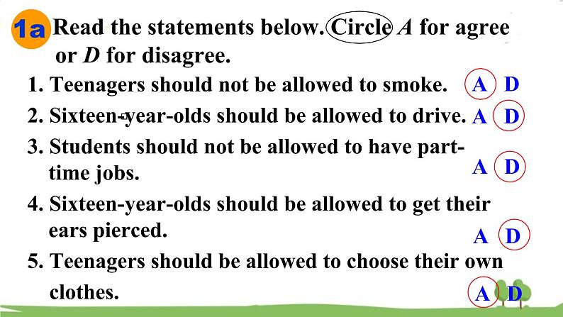 人教新目标 (Go for it) 版英语九年级上册 Unit 7  第1课时(A 1a-2d) PPT课件07