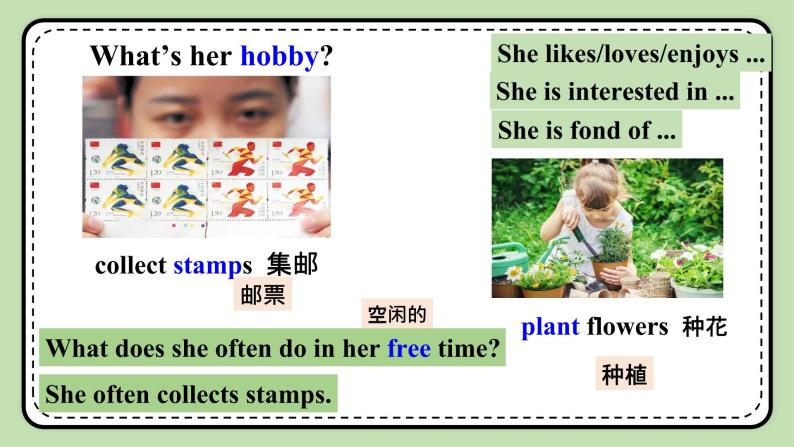 Unit 3 Our Hobbies 《Topic1 SectionA》课件+教案08