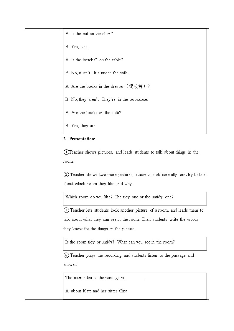 Unit 4 Where's my schoolbag Section B (2a-2c)课件+教案+音频02