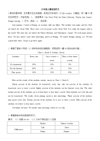 人教版八年级上册各单元话题作文