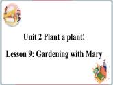 2022--2023学年冀教版八年级英语下册--Unit 2 Lesson 9 Gardening with Mary（课件+素材）