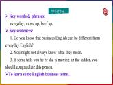 冀教版八年级英语下册--Unit 5 Lesson 27 Business English（课件+素材）