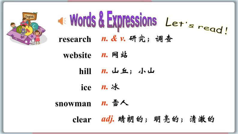 2022--2023学年冀教版七年级英语下册-Unit 6 Lesson 32 I Can't Wait for Winter!（课件+素材）03